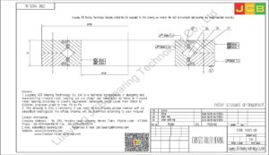 CRBC 14025 UU IKO CROSSED ROLLER BEARING
