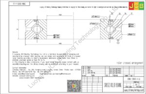CRBH 12025 A UU IKO CROSSED ROLLER BEARING