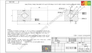 CRBA 08016 HIWIN CROSSED ROLLER BEARING