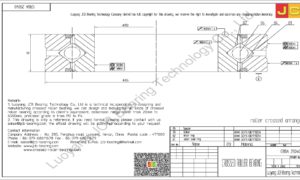 CRBA 25040 HIWIN CROSSED ROLLER BEARING