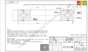 CRBB 09016 HIWIN CROSSED ROLLER BEARING