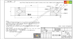 CRBB 12020 HIWIN CROSSED ROLLER BEARING