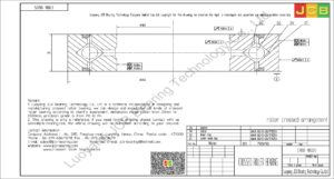 CRBB 18025 HIWIN CROSSED ROLLER BEARING
