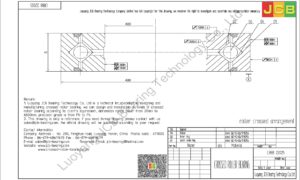 CRBB 22025 HIWIN CROSSED ROLLER BEARING