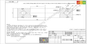 CRBB 25025 HIWIN CROSSED ROLLER BEARING
