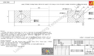 CRBB 25025 HIWIN CROSSED ROLLER BEARING
