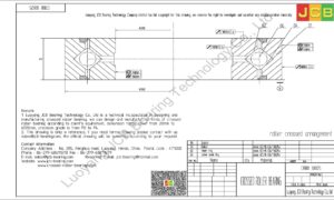 CRBB 30025 HIWIN CROSSED ROLLER BEARING