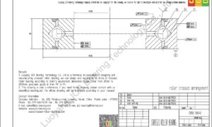 CRBB 30040 HIWIN CROSSED ROLLER BEARING
