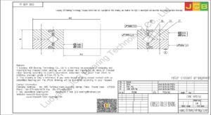 CRBC 4010 UU IKO CROSSED ROLLER BEARING