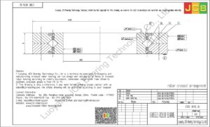CRBC 8016 UU IKO CROSSED ROLLER BEARING