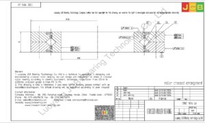 CRBC 9016 UU IKO CROSSED ROLLER BEARING