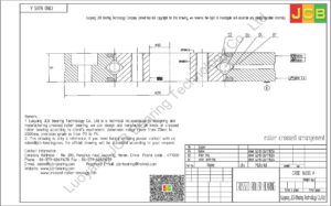 CRBD 16035 A HIWIN CROSSED ROLLER BEARING