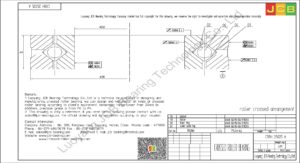 CRBH 25025 A IKO CROSSED ROLLER BEARINGG
