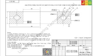 CRBH 6013 A IKO CROSSED ROLLER BEARING