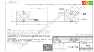 CRBH 6013 A UU IKO CROSSED ROLLER BEARING