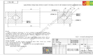 CRBH 9016 A IKO CROSSED ROLLER BEARING