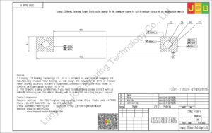 CRBS 1408 V IKO CROSSED ROLLER BEARING