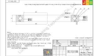 CRBS 17013 A UU IKO CROSSED ROLLER BEARING
