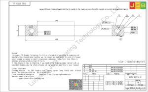 CRBS 18013 A UU IKO CROSSED ROLLER BEARING
