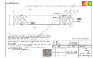RA 13008 THK CROSSED ROLLER BEARING