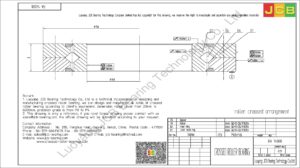 RA 14008 THK CROSSED ROLLER BEARING