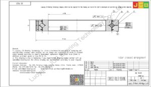RB 19025 THK CROSSED ROLLER BEARING