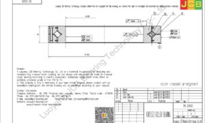 RB 22025 THK CROSSED ROLLER BEARING