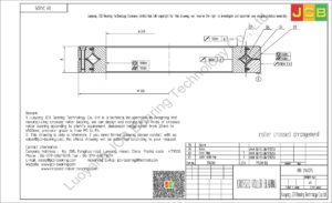 RB 24025 THK CROSSED ROLLER BEARING