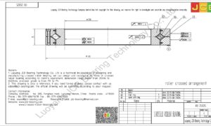 RB 25025 THK CROSSED ROLLER BEARING