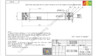 RB 25040 THK CROSSED ROLLER BEARING