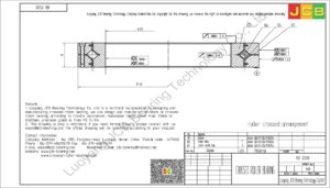 RB 2508 THK CROSSED ROLLER BEARING