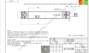 RB 30025 THK CROSSED ROLLER BEARING