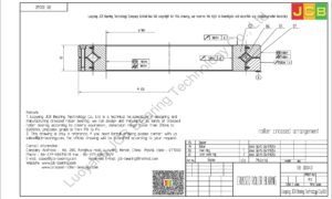 RB 30040 THK CROSSED ROLLER BEARING