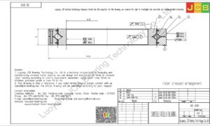 RB 3010 THK CROSSED ROLLER BEARING