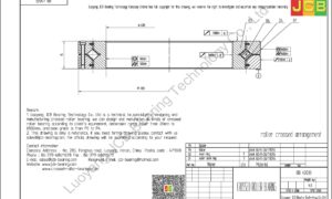 RB 40035 THK CROSSED ROLLER BEARING