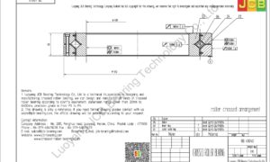 RB 40040 THK CROSSED ROLLER BEARING