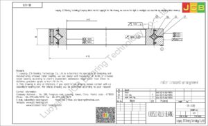 RB 4510 THK CROSSED ROLLER BEARING