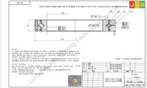 RB 50025 THK CROSSED ROLLER BEARING