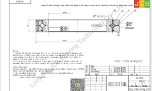 RB 60040 THK CROSSED ROLLER BEARING