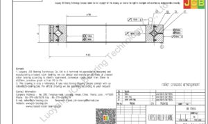 RB 70045 THK CROSSED ROLLER BEARING