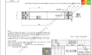 RB 9016 THK CROSSED ROLLER BEARING