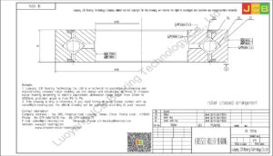 RE 12016 THK CROSSED ROLLER BEARING