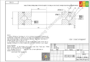 RE 14016 THK CROSSED ROLLER BEARING