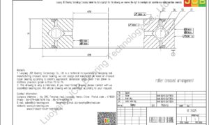 RE 25025 THK CROSSED ROLLER BEARING