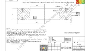 RE 25040 THK CROSSED ROLLER BEARING