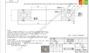 RE 2508 THK CROSSED ROLLER BEARING