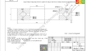 RE 30025 THK CROSSED ROLLER BEARING