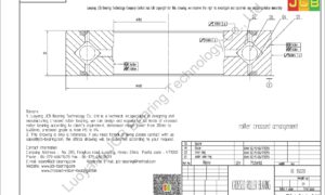 RE 35020 THK CROSSED ROLLER BEARING