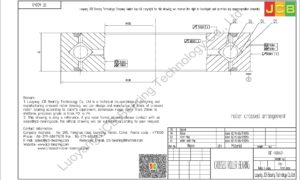 RE 40040 THK CROSSED ROLLER BEARING
