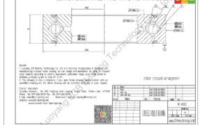 RE 45025 THK CROSSED ROLLER BEARING